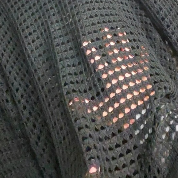 SHEIN Black Mesh Women's Sweater - Picture 2 of 8